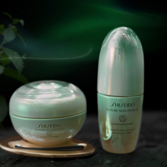 Shiseido Legendary Enmei Ultimate Luminance Serum 5ml & Renewing Cream 6ml Set - Picture 4 of 11